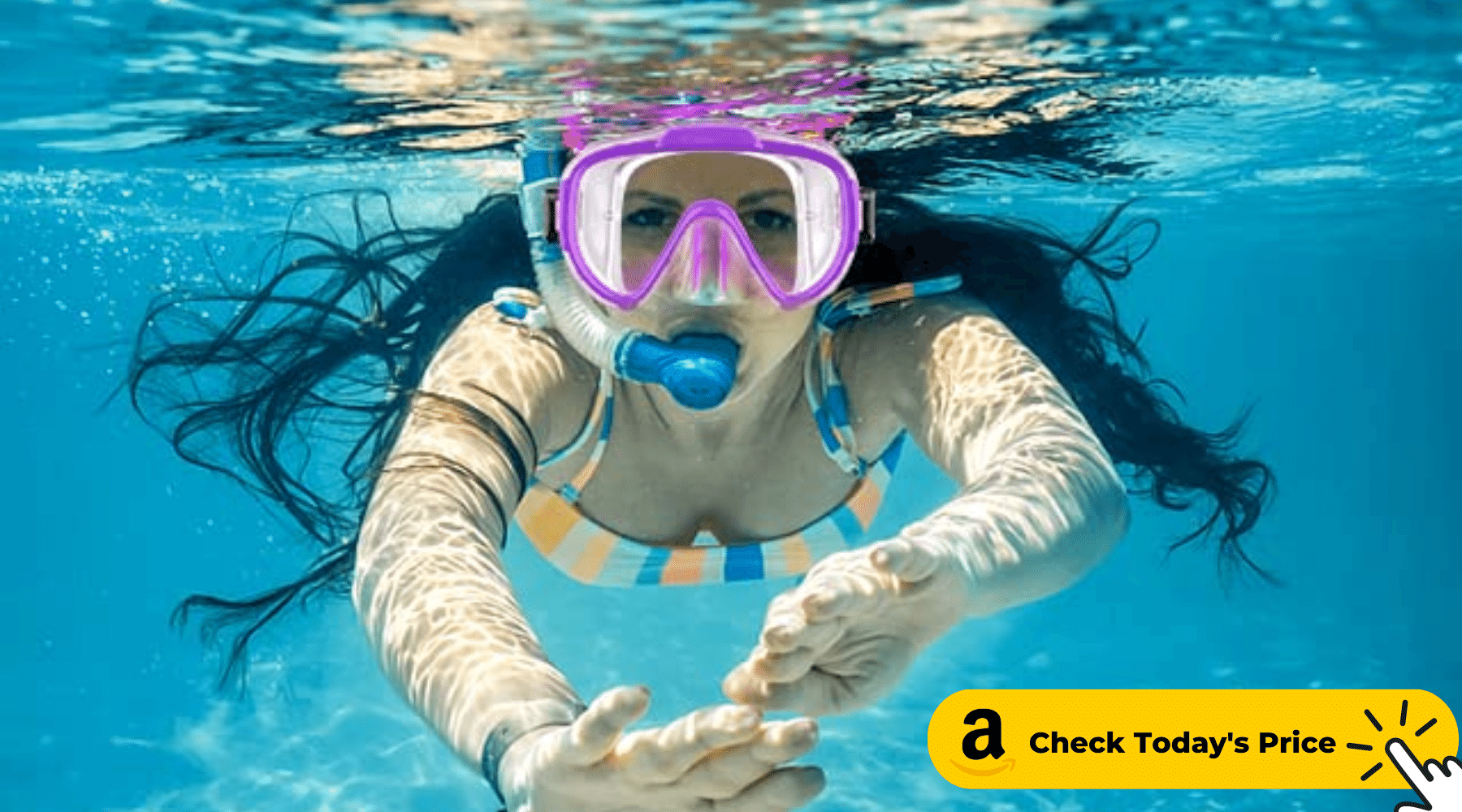 Anti Fog Swimming Goggles with Nose Cover, Adult Size | Norabidea Swim Goggles
