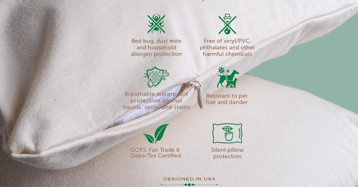 Benefits of Organic Cotton Waterproof Pillow Protectors by Sleep and Beyond