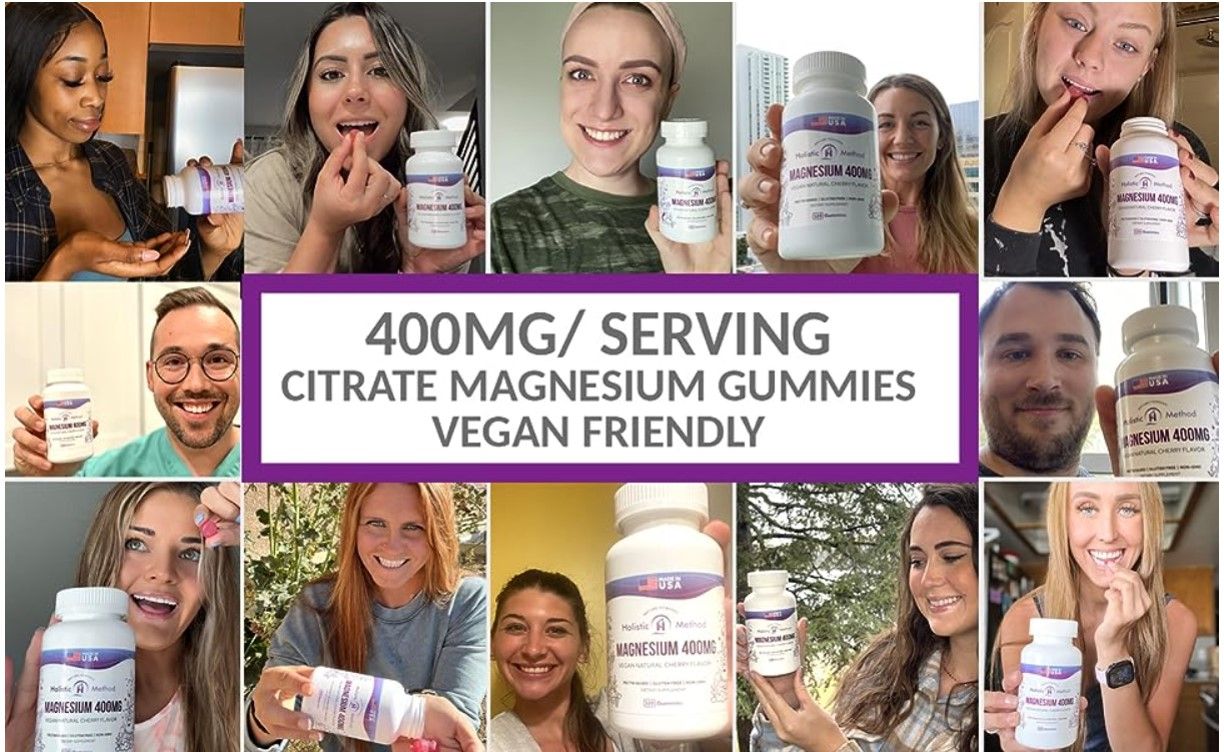 Holistic Method Magnesium Gummies are Vegan Friendly, Made in the USA