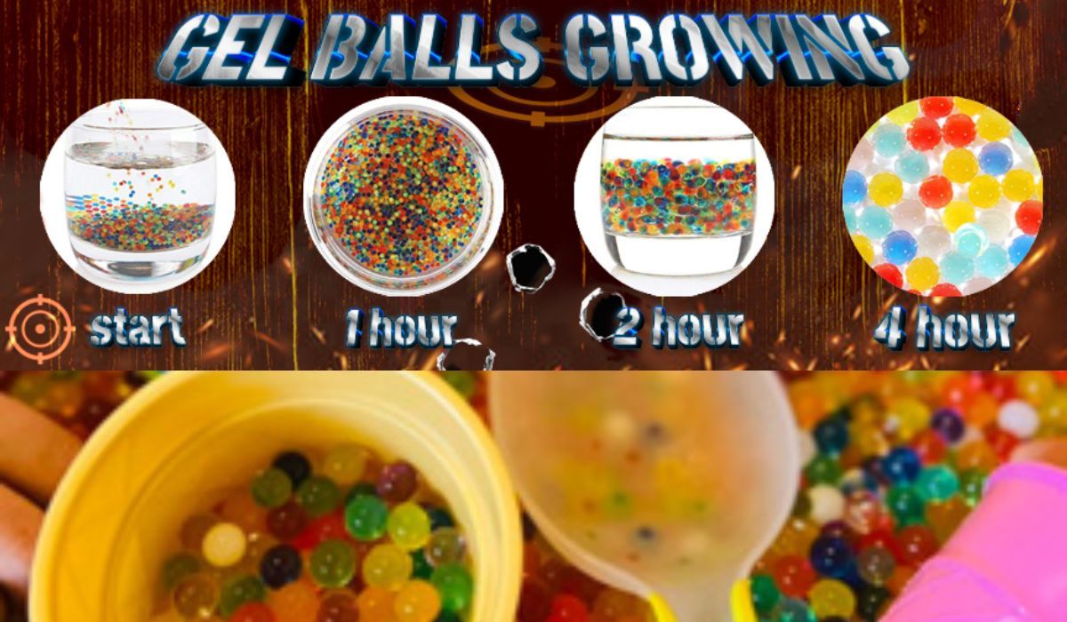 How to grow your Gel Balls with water