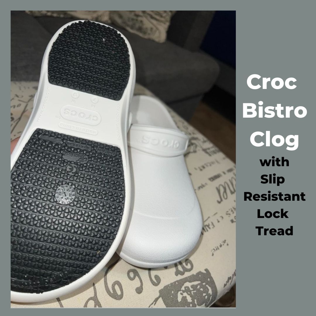 Crocs BISTRO clog with slip resistant lock tread