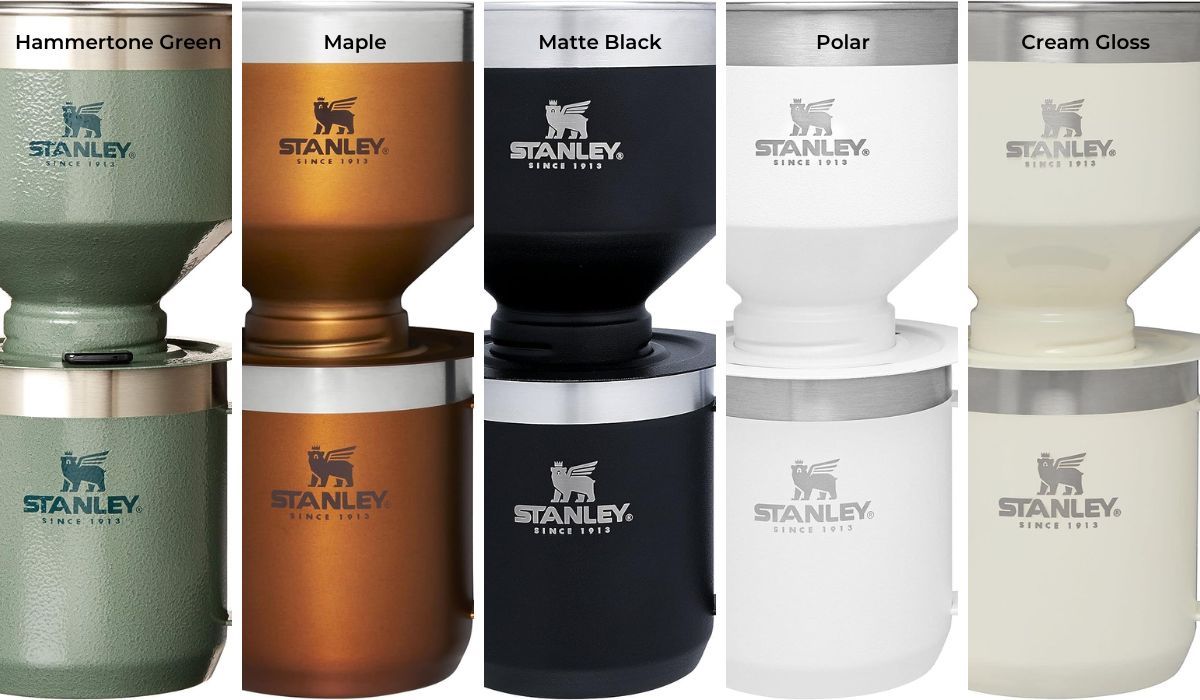 Five Colors of the Stanley Pour Over Set