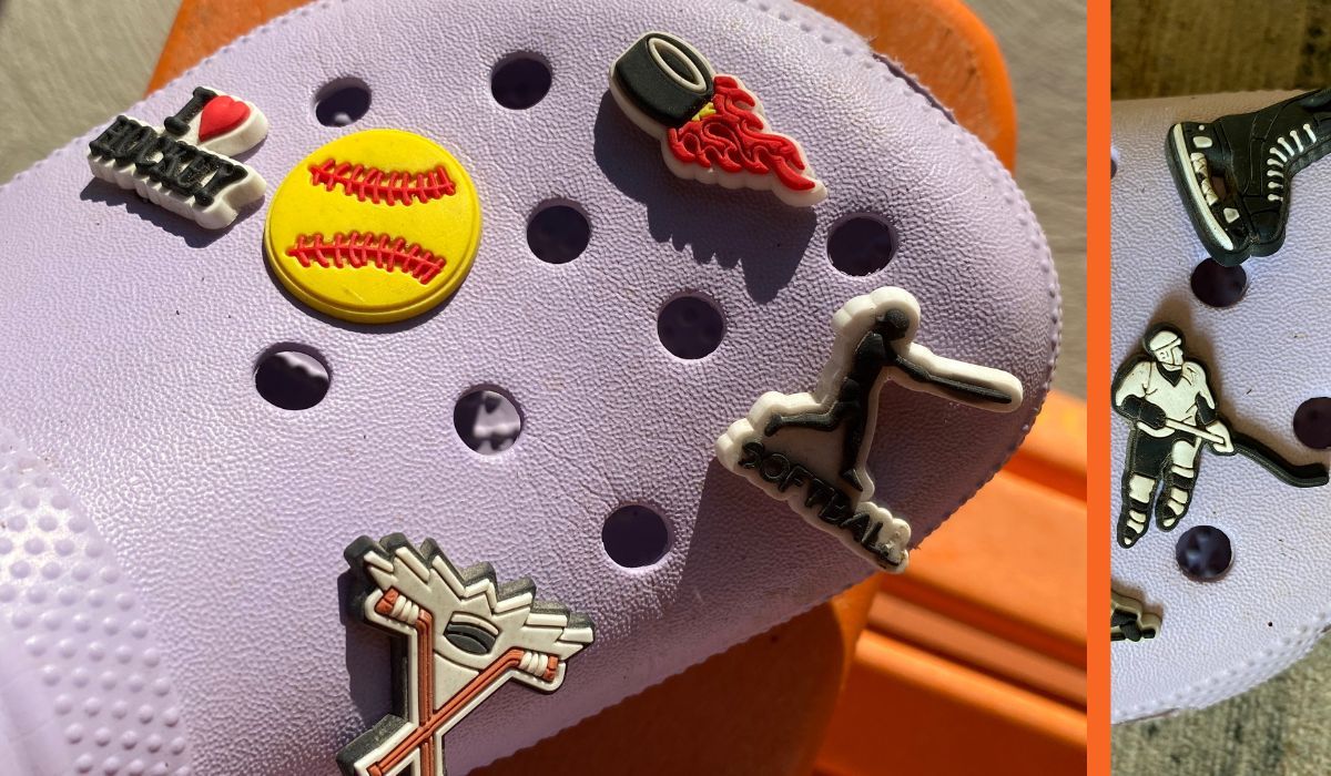 Add Crocs Sport Charms if you love hockey and baseball