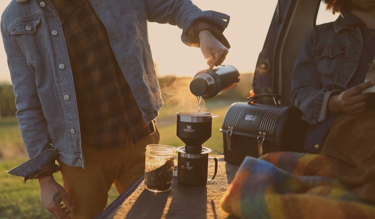 Take Your Stanley Pour Over Coffee Set Camping