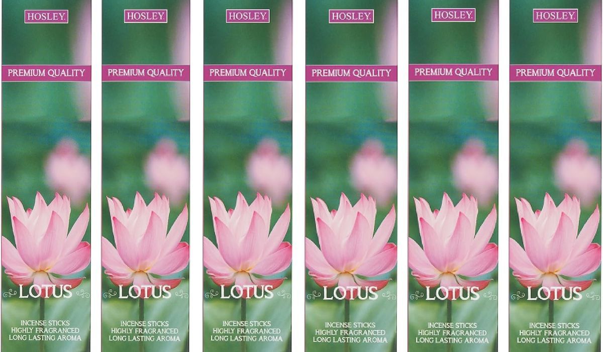 Hosley 240 Pack of Lotus Fragrance Incense Stick Infused with Essential Oils