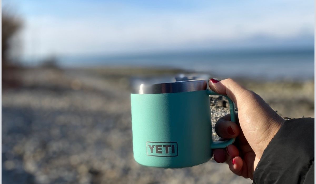 Yeti 14 oz Rambler Mug in Seafoam Green