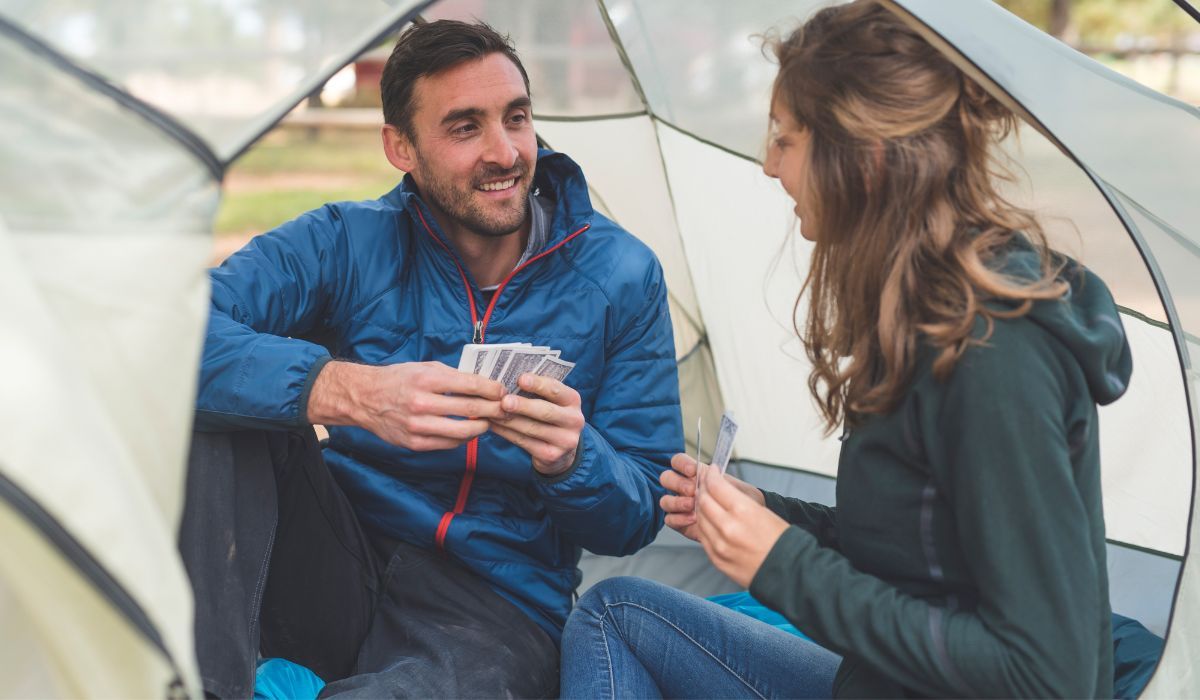 Camping Games for Couples, playing cards