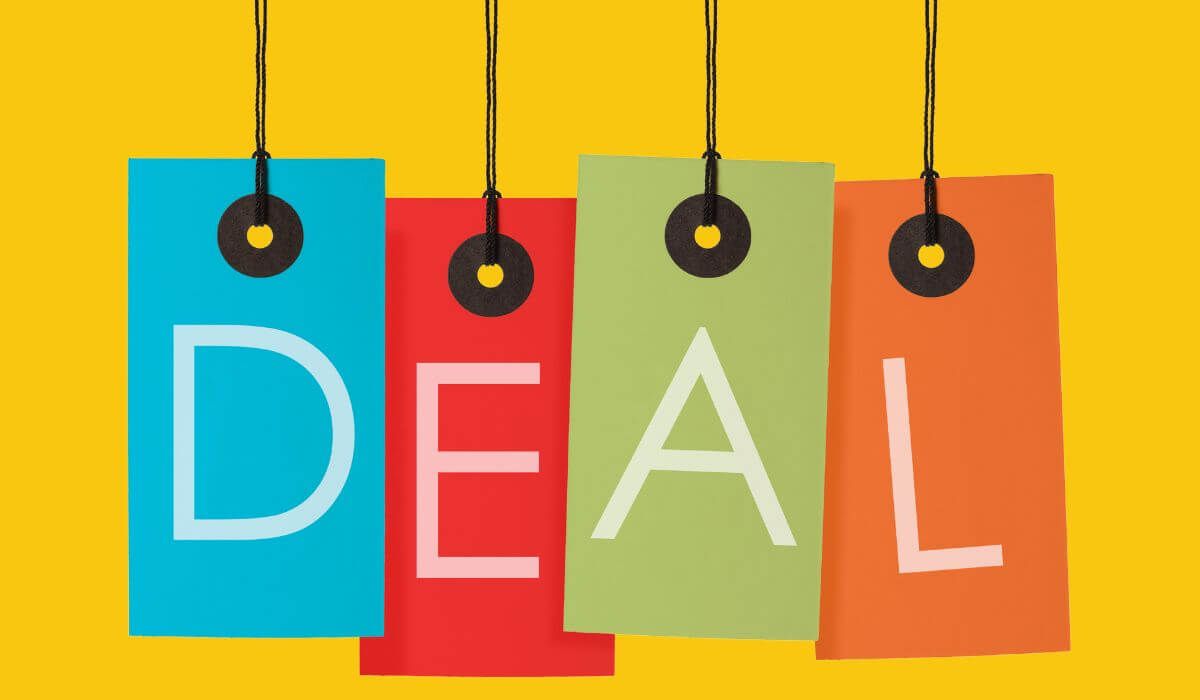 sign says DEAL - visit the Amazon Black Friday Deals Page by clicking image.