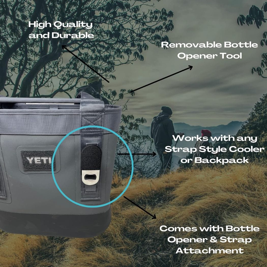 Bottle opener to attach to your YETI Hopper Soft Sided Cooler 