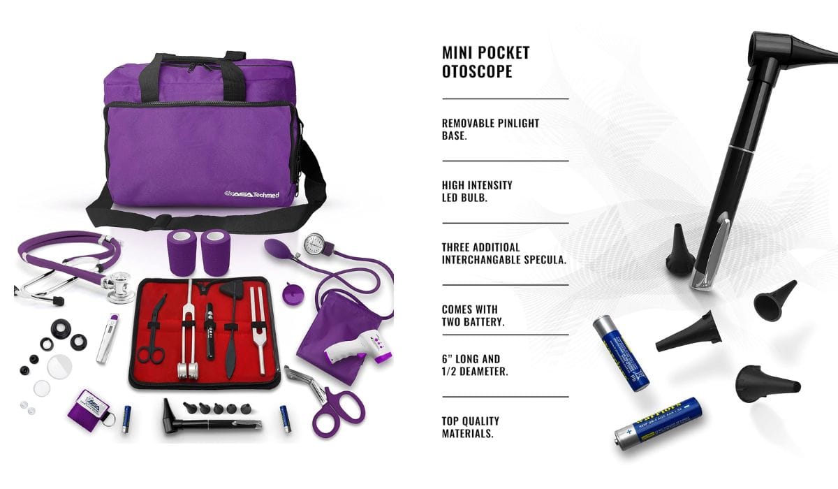 Nurse essentials all in one carrying nursing bag