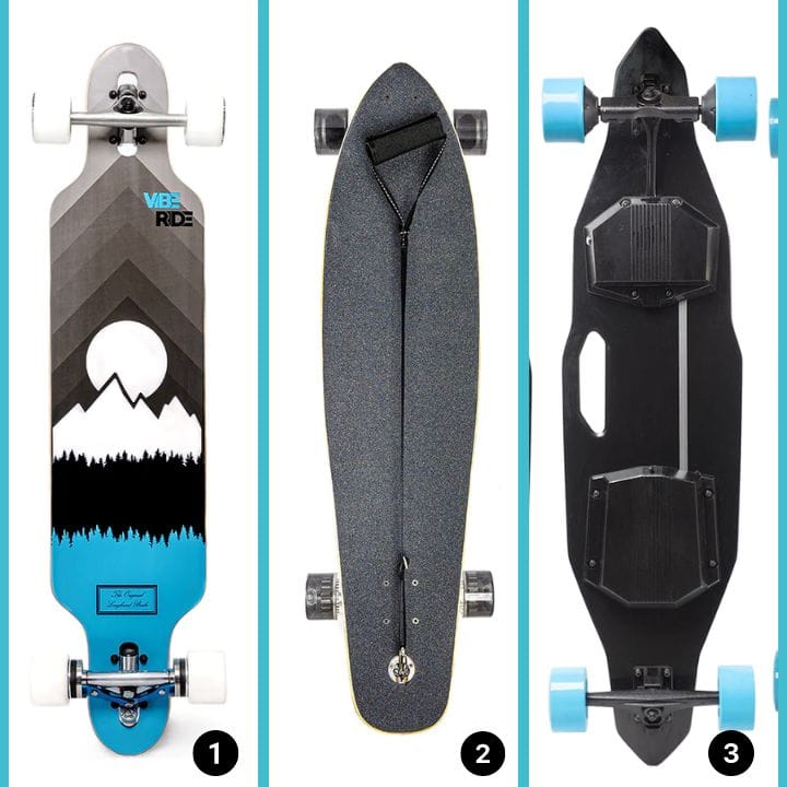 VIBERIDE 1) Founder Series | 2) Switch, simply pull up to slow down | 3) Matrix e-Board