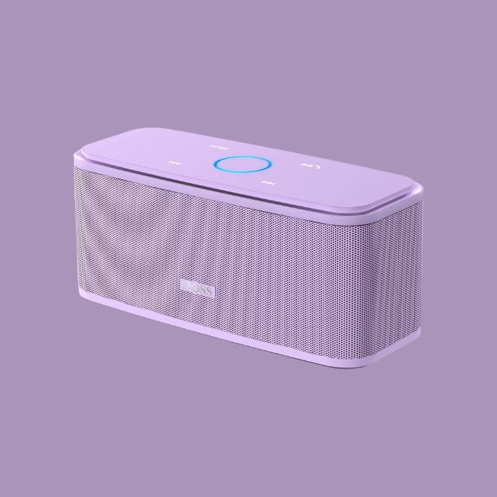 purple bluetooth wireless speaker by DOSS