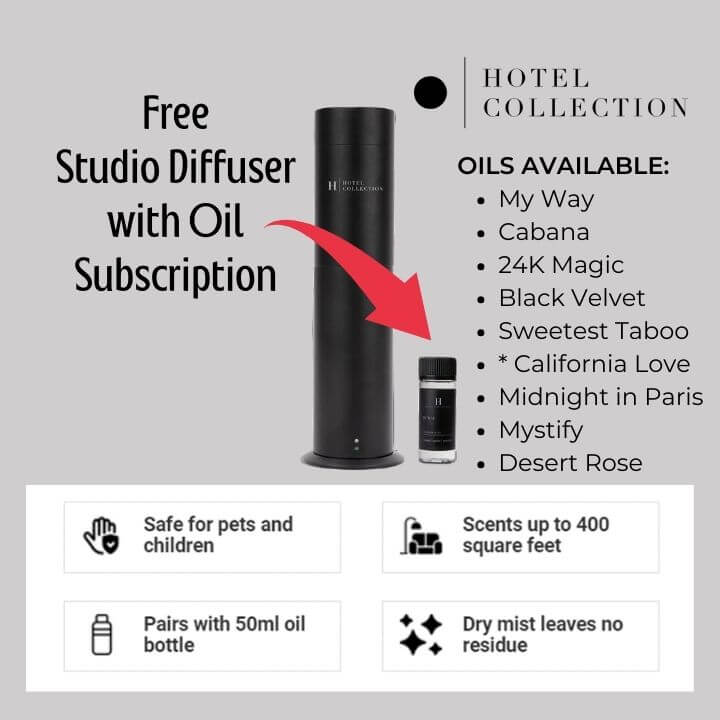 Free Studio Scent Diffuser with oil subscription (Limited time)
