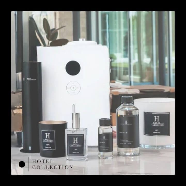 Hotel Collection Diffusers, Oils and Candles with wide variety of scents.