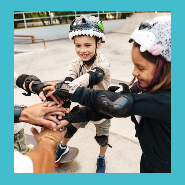 safety is paramount with young skateboarders, helmets, gear and now brakes!