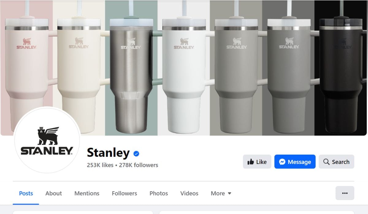 Stanley tumblers compete heavily with YETI in the tumbler market.
