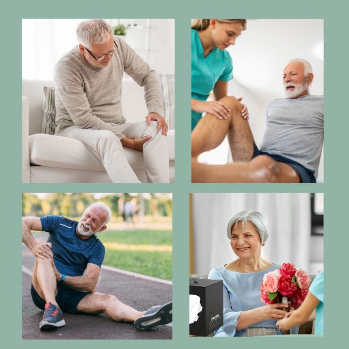 Who should use the Nooro Knee Massager? Suitable for wide range of people with chronic knee pain or sport injuries.
