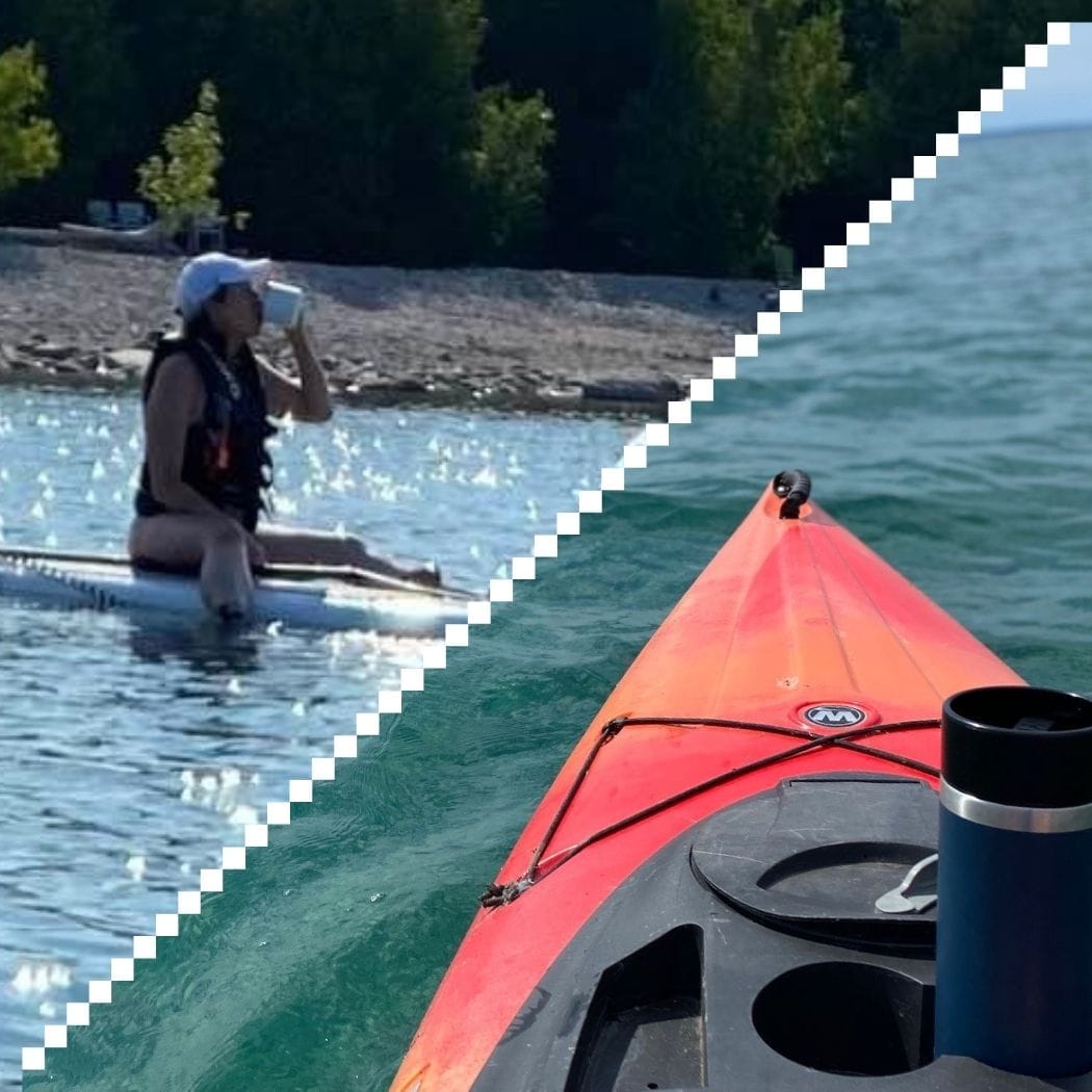 YETI's brand represents durability and status being enjoyed by paddle boarders and kayakers alike.