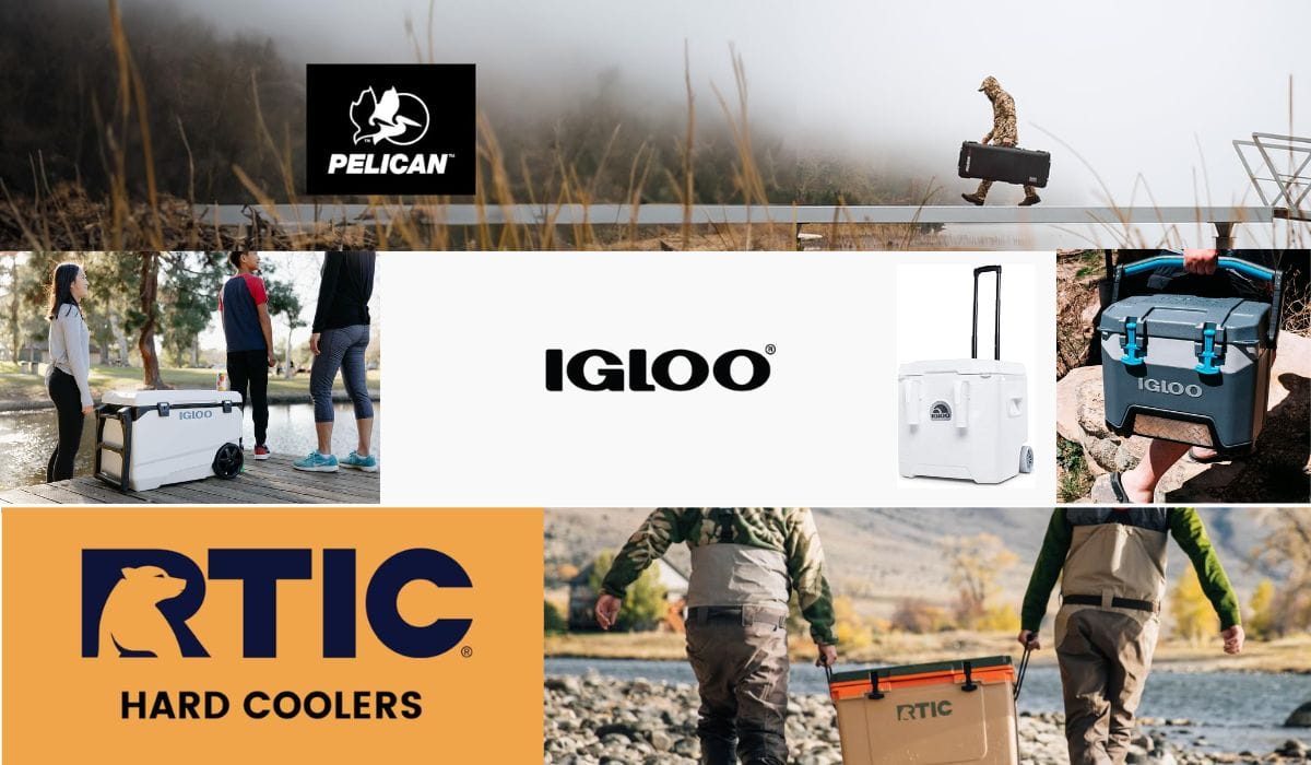 YETI Hard cooler competitors Pelican, Igloo and RTIC