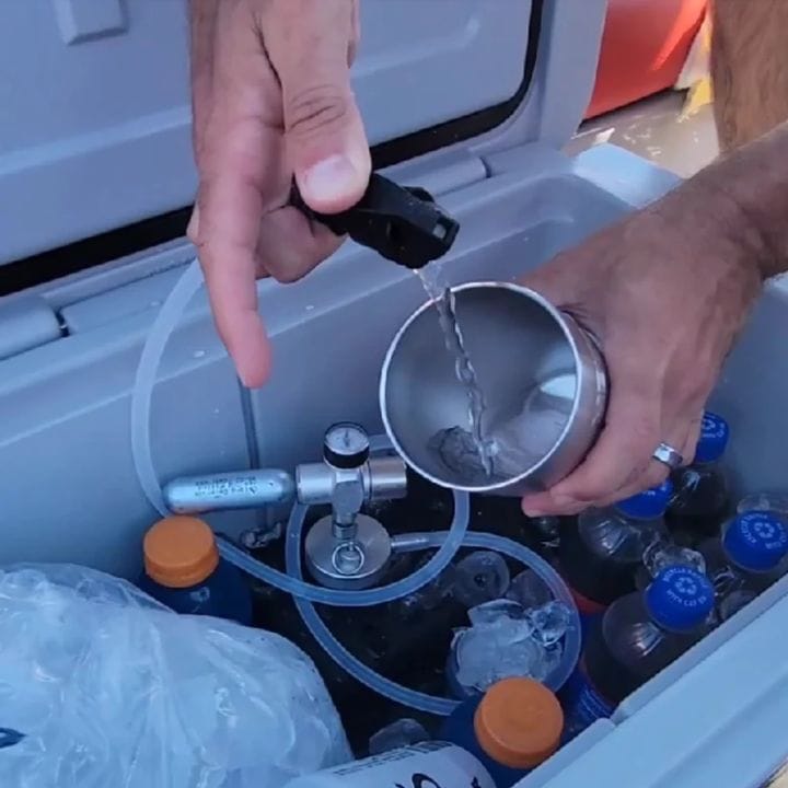 Mini Kegs will easily fit inside your cooler for the weekend.