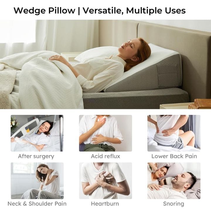 Wedge Pillow for Acid Reflux is a smart lifestyle adaption