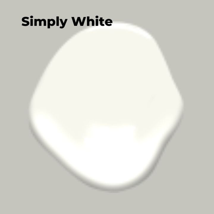 Benjamin Moores "Simply White" paint color