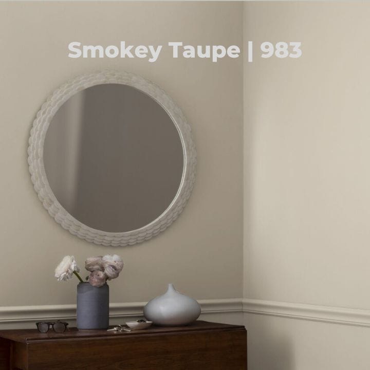 Benjamin Moore Smokey Taupe paint color