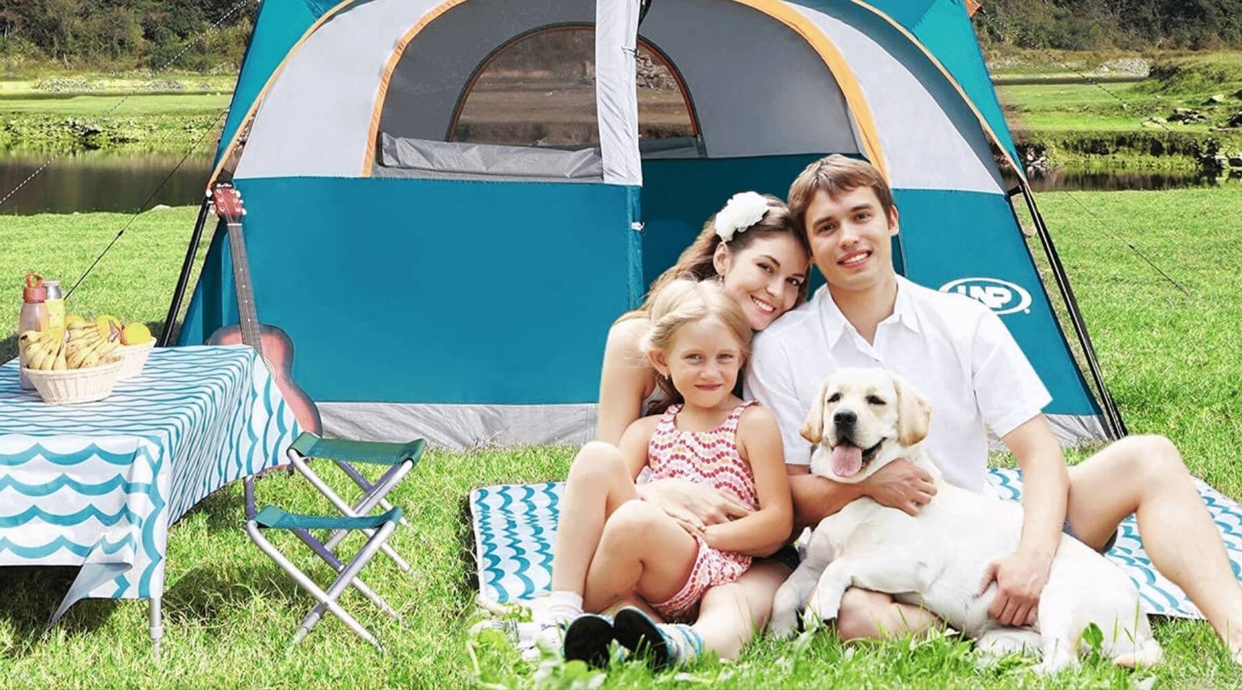 Coleman tent for small family with dog | Read our FAV Review