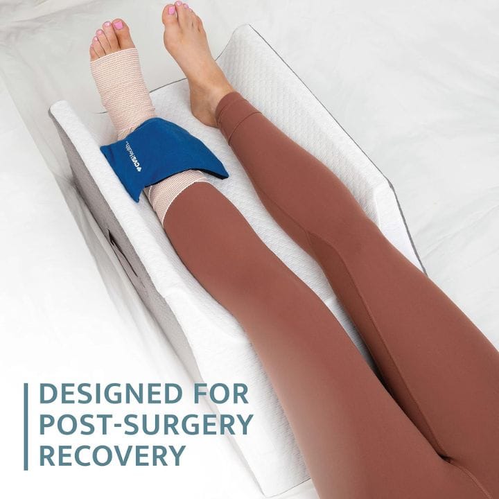 leg wedge pillows designed for post surgery recovery