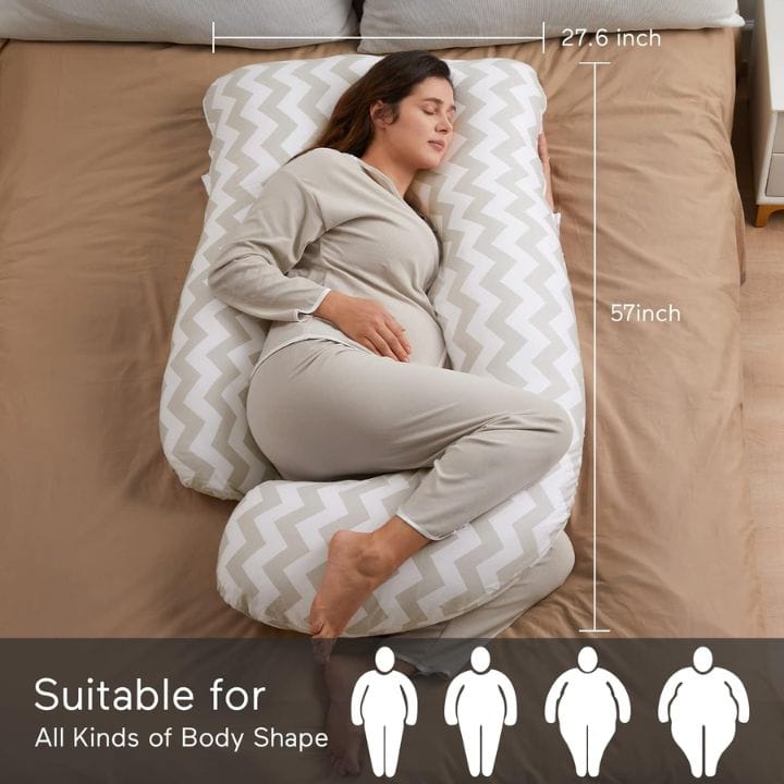 Full Body Pregnancy Pillow by MomCozy