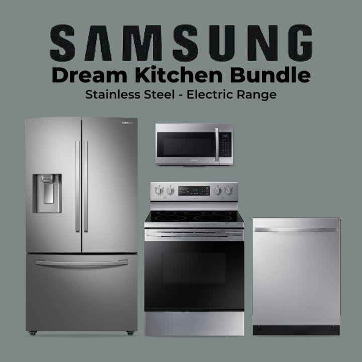 4 Samsung Stainless Steel Kitchen Appliances a Balanced Value Bundle