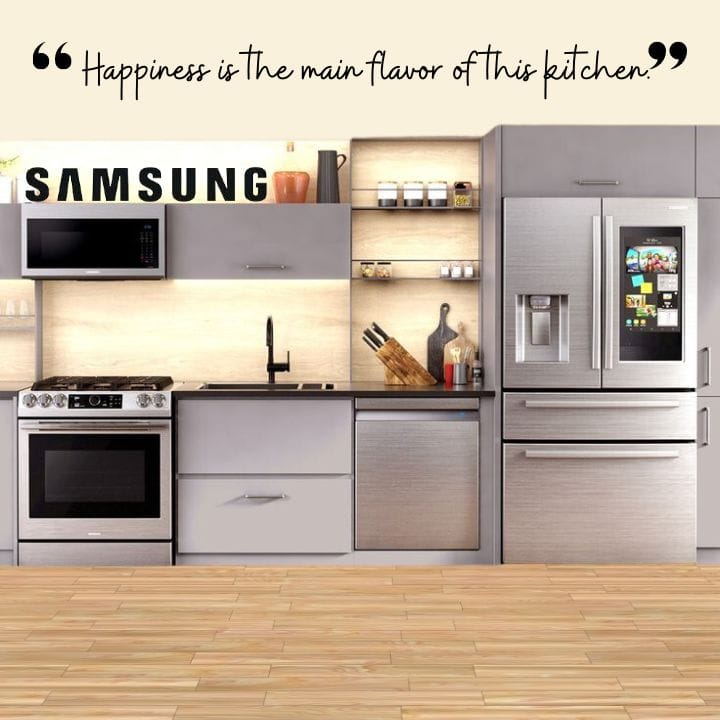 Quote: Happiness is the main flavor of this kitchen.