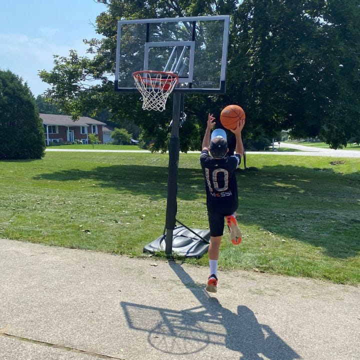 10 year old playing hoops outside - Best basketball to use outdoors