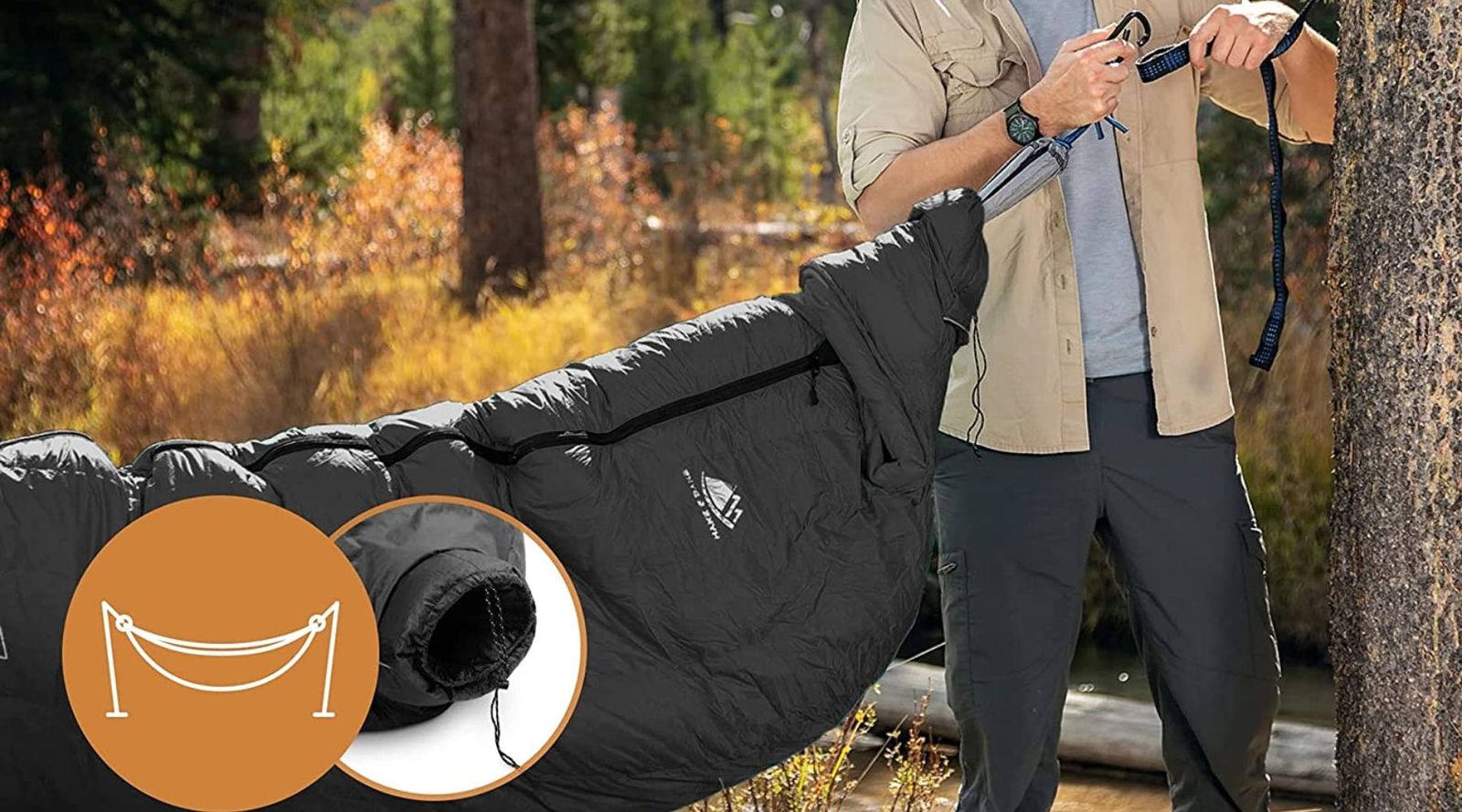 Sleep Under the Stars in Your Hammock Sleeping Bag