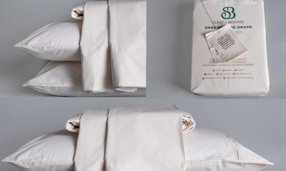 Sleep and Beyond's EarthFriendly Organic Percale Sheets